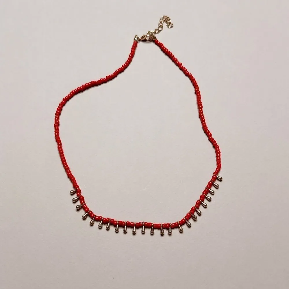 Boho Beaded Necklace S949